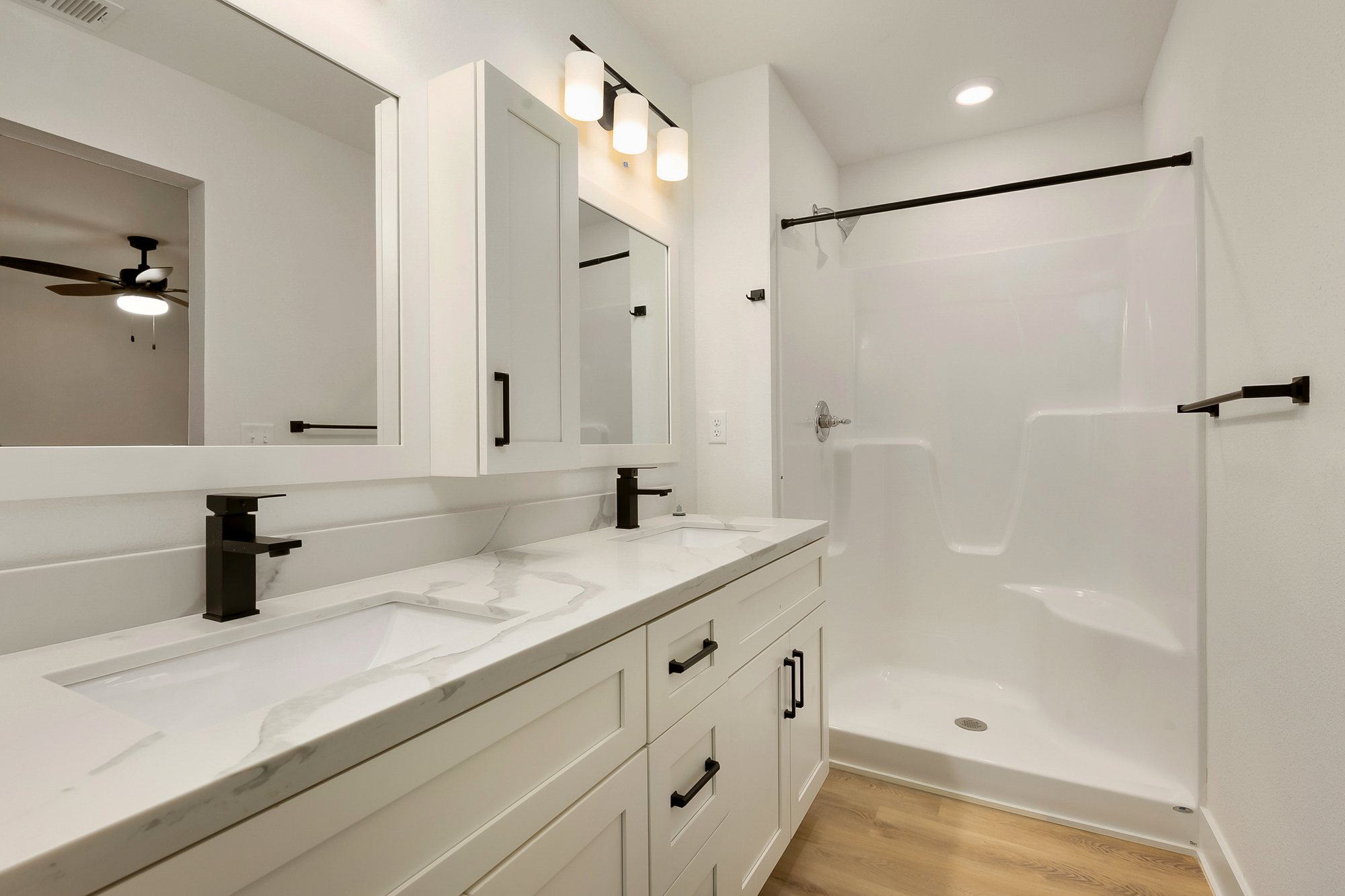 Ayden Place — vanity with quartz top